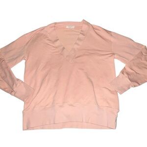 Rag & Bone lightweight peach V-neck sweatshirt size S
